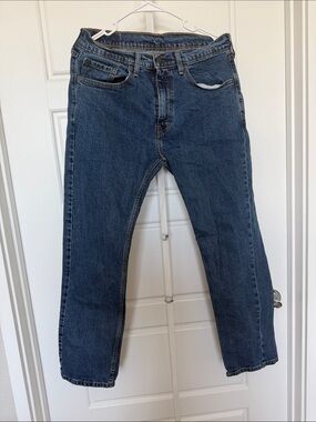 Levi's Men's Dark Blue Straight Jeans